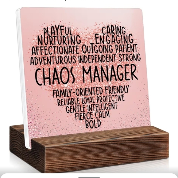 Other - New Chaos Manager Decorative Plaque